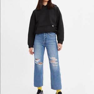 Levi’s Ribcage straight ankle jeans 26 longer 29 length